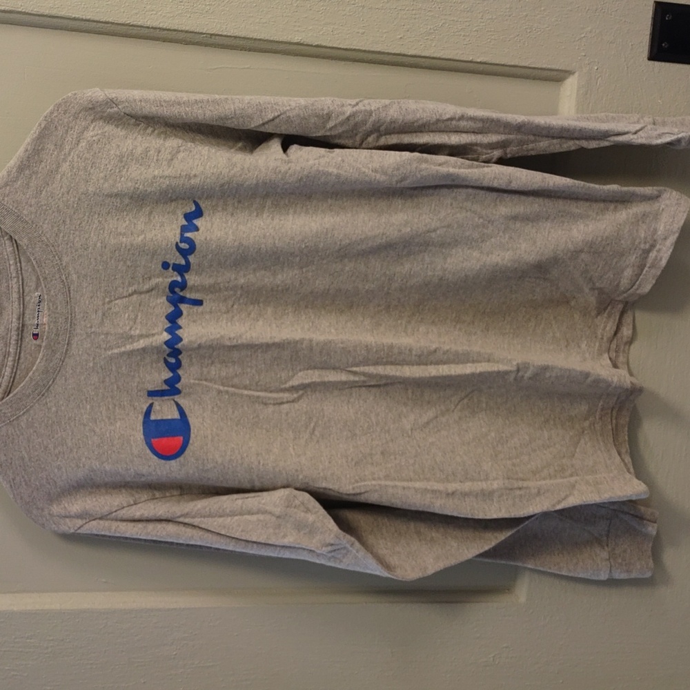 Champion Logo Long Sleeve Tee